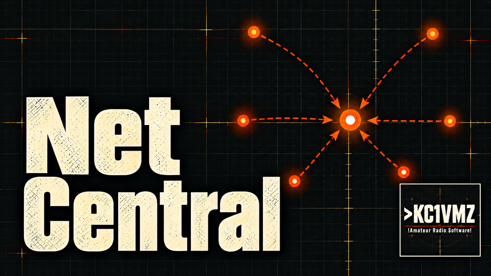 Net Central: stations connected to a central net
